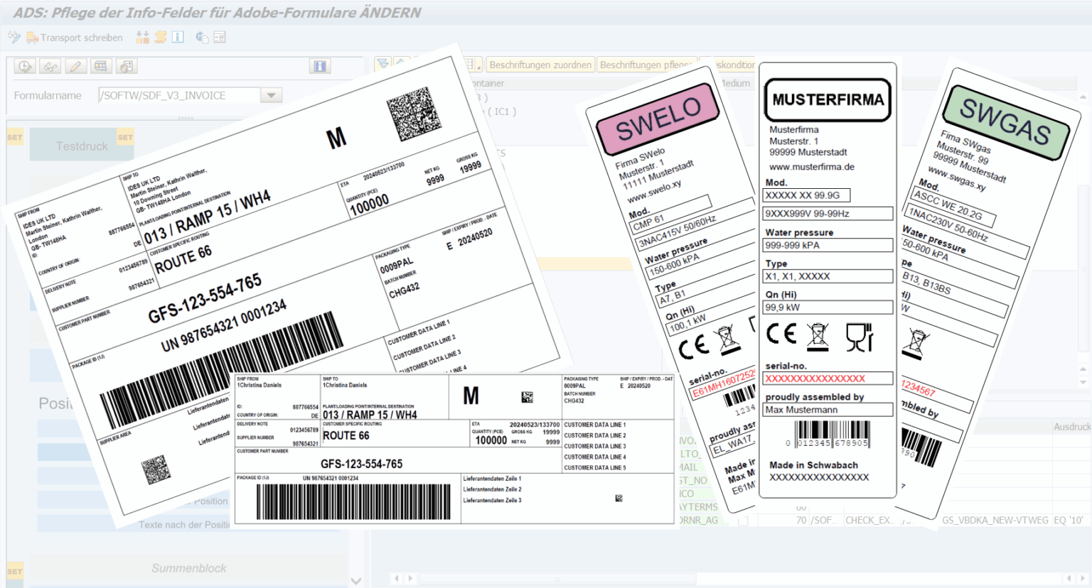 Efficient label creation in SAP | Softway AG